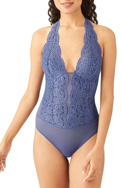 B.tempt'd By Wacoal Ciao Bella Lace Bodysuit In Marlin