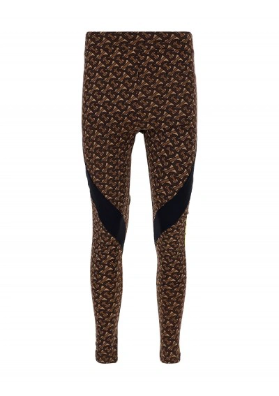 Burberry Leggins In Bridle Brown Ip Pttn