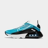 Nike Big Kids' Air Max 2090 Casual Shoes In Laser Blue/black/vast Grey/white