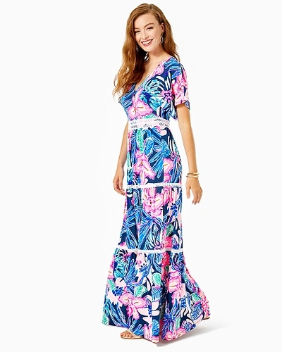 nelly maxi dress thalassa Nelly Dress in Pale Blush