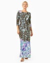 Lilly Pulitzer Upf 50+ Chillylilly Seralina Maxi Dress In Multi Best Kept Secret Engineered Chilly Lilly