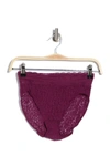 Wacoal Halo High Cut Lace Briefs In Purplepoti