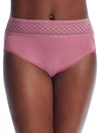 Wacoal Subtle Beauty Hi-cut Brief In Heather Rose