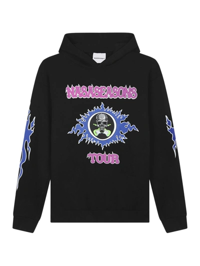 Nasaseasons Ice Skull Tour Hoodie In Black