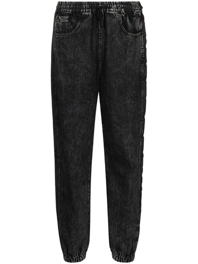 Alexander Wang Logo-print Track Pants In Black