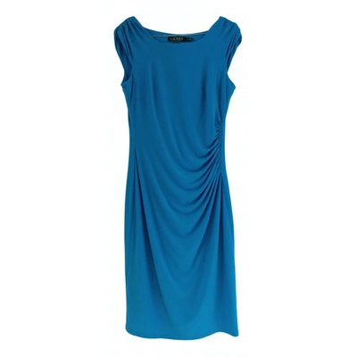 Pre-owned Lauren Ralph Lauren Dress In Turquoise