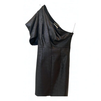 Pre-owned Saint Laurent Mini Dress In Black