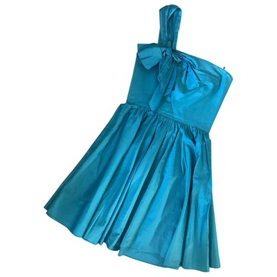 Pre-owned Tara Jarmon Dress In Blue