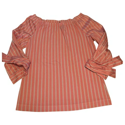 Pre-owned Marc Cain Pink Synthetic Top