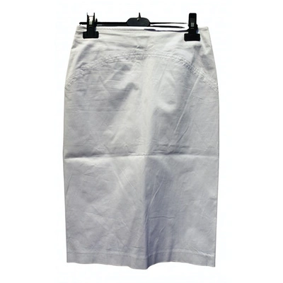 Pre-owned Mcq By Alexander Mcqueen Mid-length Skirt In White