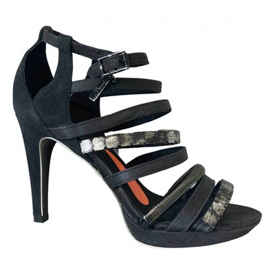 Pre-owned Diesel Sandals In Black