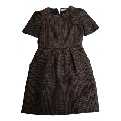 Pre-owned Hoss Intropia Mini Dress In Brown