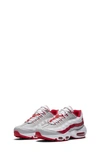 Nike Kids' Air Max 95 Recraft Gs Sneaker In Grey Fog/ White/ Hyper Red