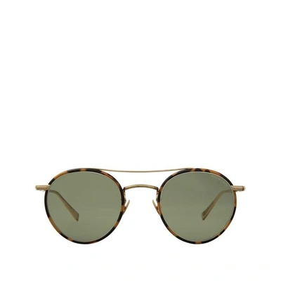 Garrett Leight Rimowa X Glco Sun Tokyo Tort-matte Gold Sunglasses
