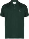 Lacoste Logo Patch Polo Shirt In Green