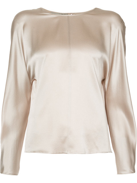 Vince - Round Neck Blouse | ModeSens