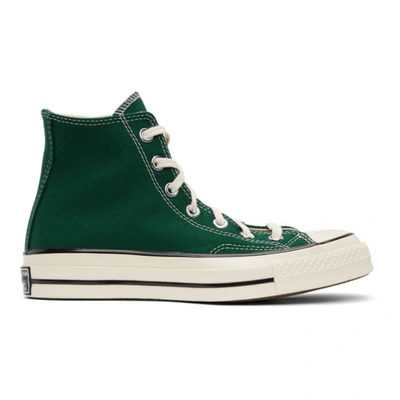 Converse Green Seasonal Color Chuck 70 High Sneakers In Clover