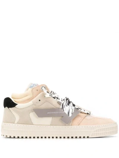 Off-white Beige Off-court Low Sneakers In Neutrals