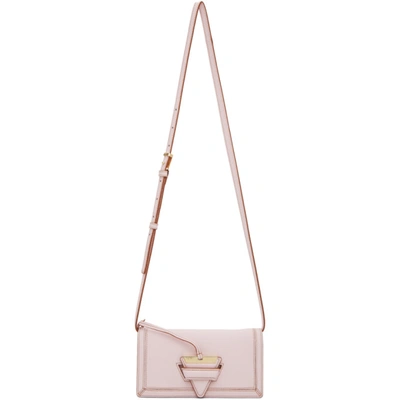 Loewe Pink Barcelona Mini Leather Cross Body Bag In 6434 Icy Pi