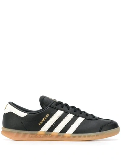 Adidas Originals Hamburg Fish Market Low Top Sneakers In Black