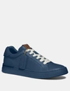 Coach Lowline Low Top Sneaker - Size 7 B In Almost Navy