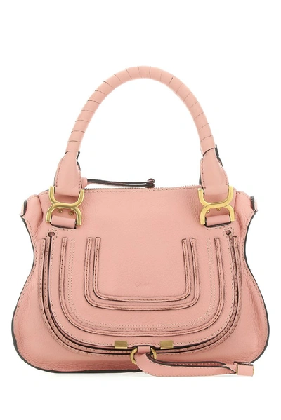 Chloé Marcie Shoulder Bag In Pink