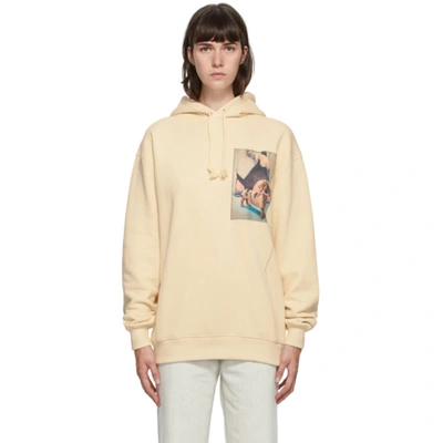 Acne Studios Faranita Dog-print Cotton-jersey Hooded Sweatshirt In Dog-patch Hooded Sweatshirt
