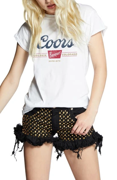 Recycled Karma Coors Graphic Tee In White