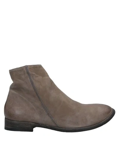 The Last Conspiracy Ankle Boots In Dove Grey