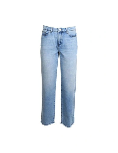 Karl Lagerfeld Women's Light Blue Cotton Jeans