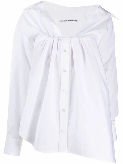 Alexander Wang Women's White Cotton Blouse