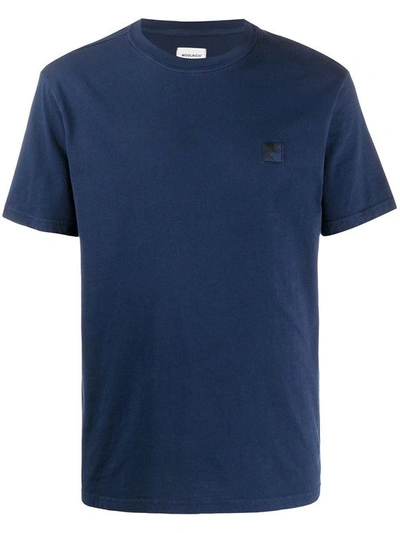 Woolrich Men's Blue Cotton T-shirt
