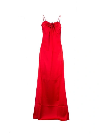 Alessandra Rich Women's Red Silk Dress
