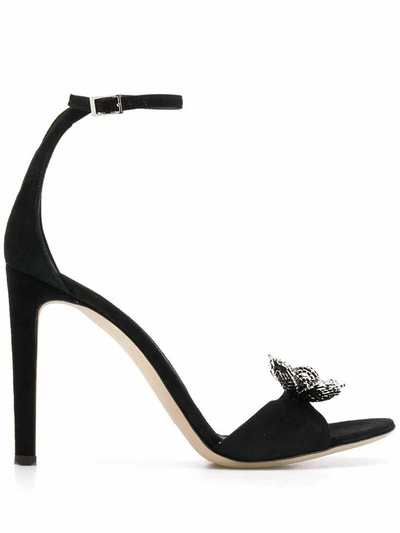 Giuseppe Zanotti Design Women's E000153001 Black Leather Sandals
