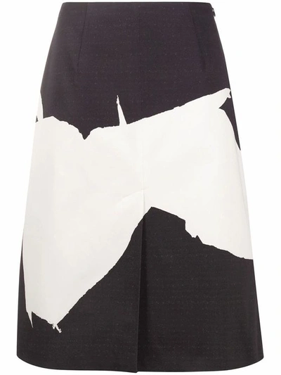 Maison Margiela Women's Black Cotton Skirt