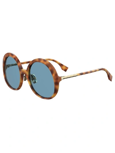 Fendi Women's Brown Metal Sunglasses