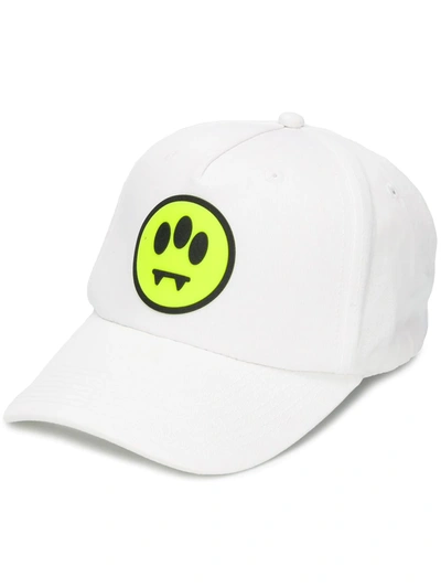 Barrow Smiley Baseball Cap In White