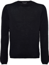 Prada Cashmere Crew Neck Sweater In Multi-colored