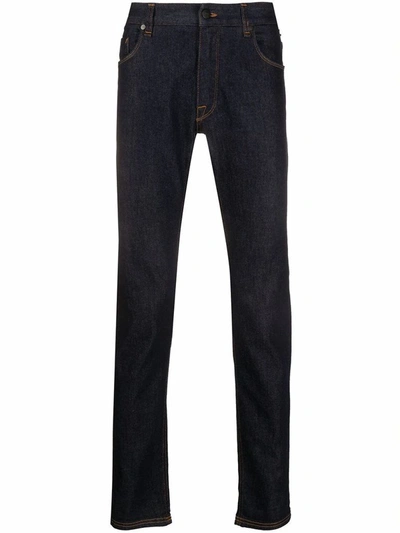 Fendi Men's Blue Cotton Jeans