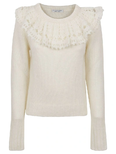 Philosophy Women's White Wool Sweater