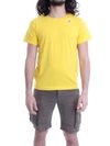 K-way T-shirt  Cotton T-shirt With Mini Logo In Yellow