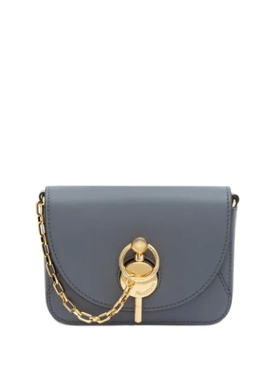 Jw Anderson J.w. Anderson Women's Grey Leather Shoulder Bag In Metallic