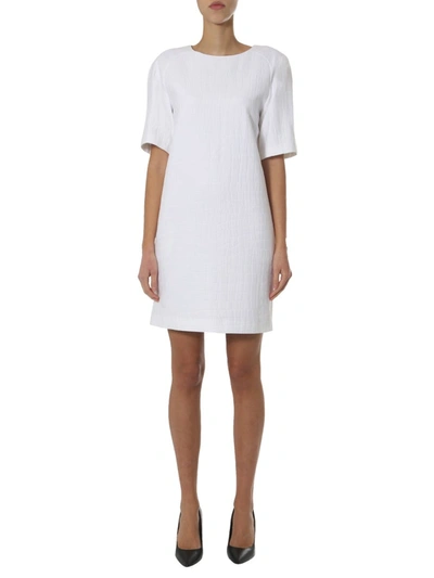 Boutique Moschino Midi Dress In White