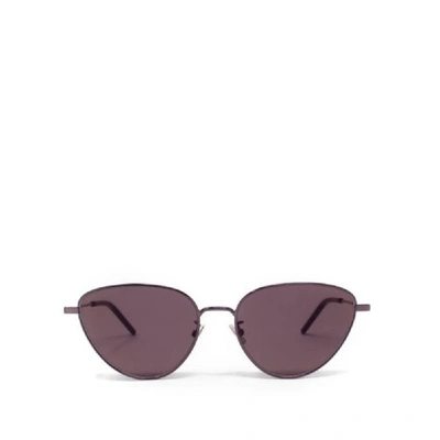 Saint Laurent Women's Pink Metal Sunglasses