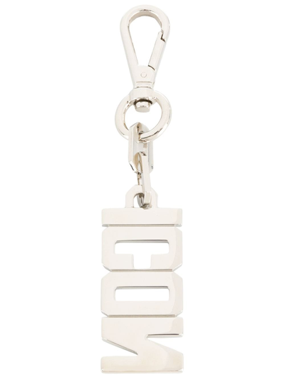 Dsquared2 Icon Logo Key Ring In Silver