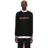 Givenchy Black Classic Signature Sweater In 009 Black