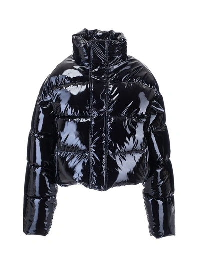 Balenciaga Bb Puffer Jacket In Black