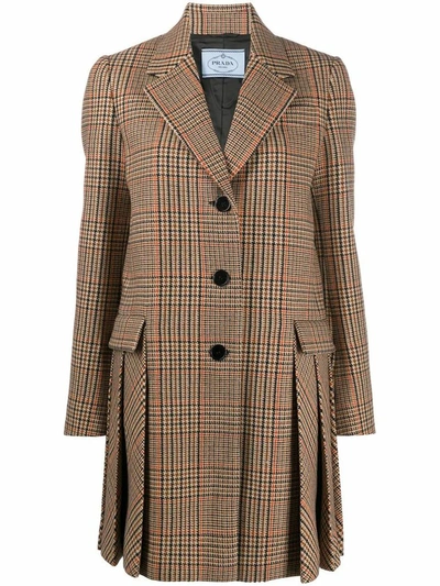 Prada Women's Brown Cashmere Coat