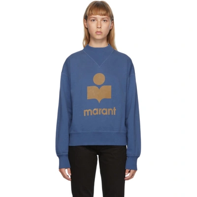 Isabel Marant Étoile Blue Moby Sweatshirt In 30bu Blue