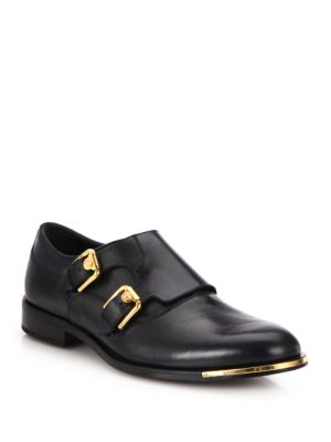 versace double monk strap